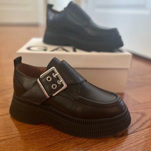 Ganni Brown Platforms